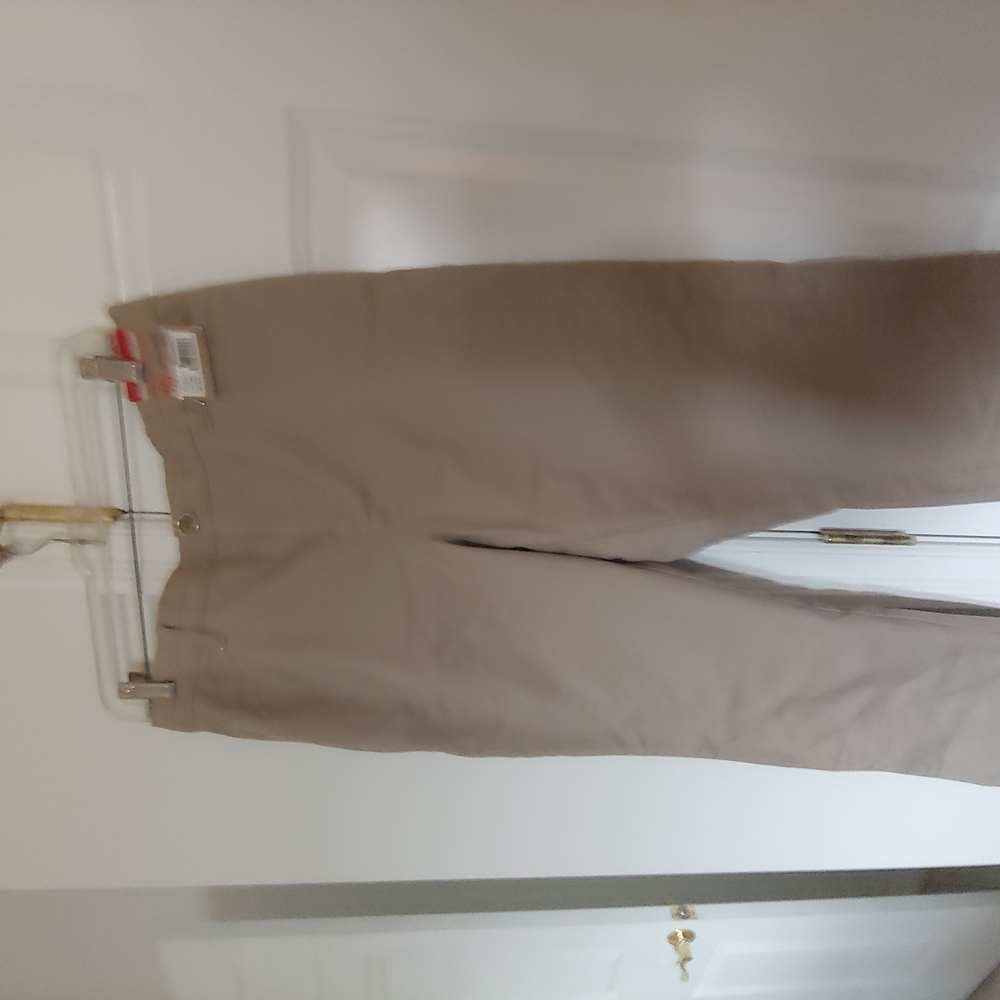 Stylish Beige Casual Pants Size 10